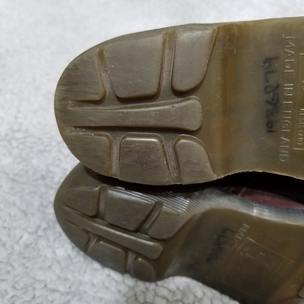 Vintage Dr Martens 8433 Club Sole Made in England 6 Hole Brown Boots Size 4 - Picture 15 of 16